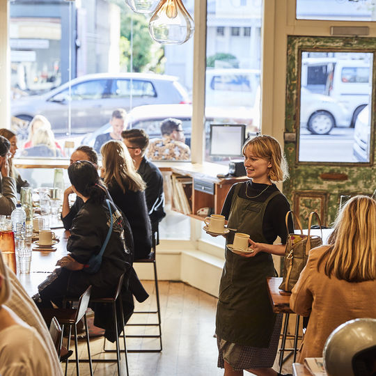 Cafes and restaurants